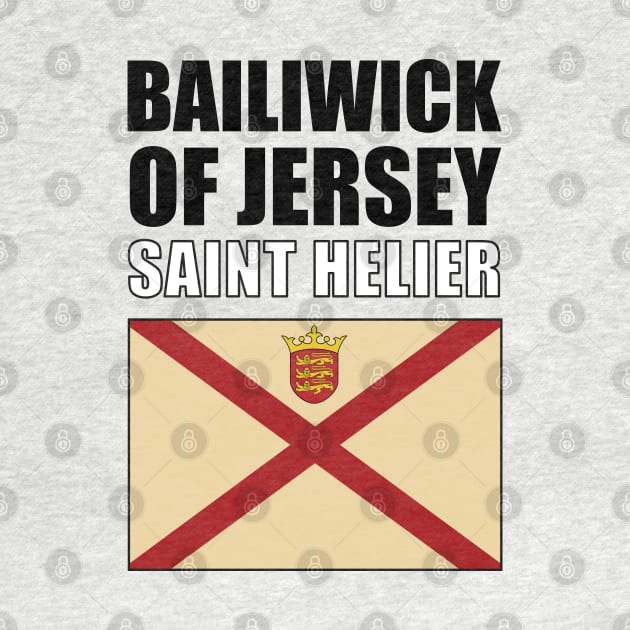 Flag of Bailiwick of Jersey by KewaleeTee